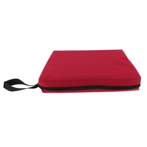 Chair Seat Cushion Pad Outdoor Garden Camping Stadium Mat Stool Red