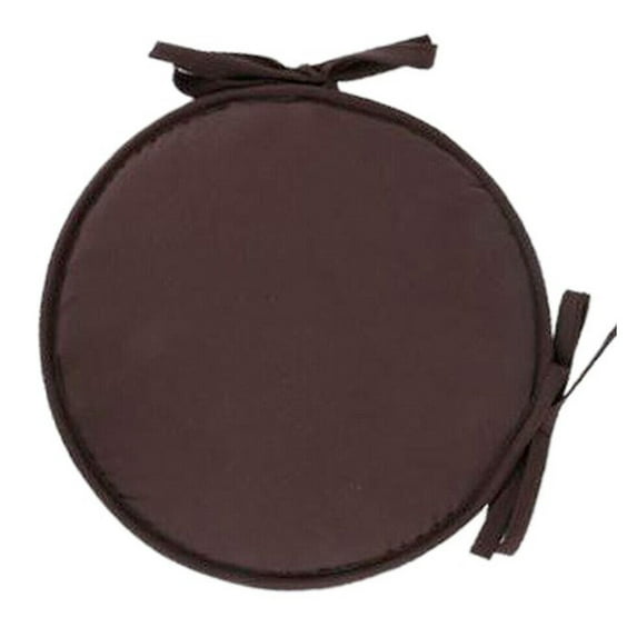 Chair Seat Pad Bistro Round Chair Seat Pad Cushions Tie-on Kitchen Dining Removable Cover