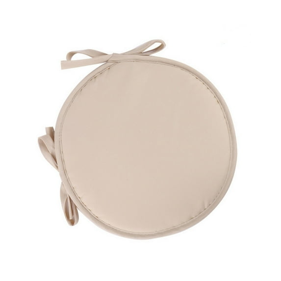 Chair Seat Pad Bistro Round Chair Seat Pad Cushions Tie-on Kitchen Dining Removable Cover