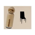 thumbnail image 1 of Chair Silhouette Solid Rubber Stamp for Scrapbooking Crafting Stamping - Small 3/4 Inch, 1 of 1