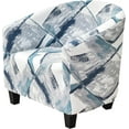 thumbnail image 1 of Chair Slipcover Stretch Tub Chair Cover Armchair Slipcovers Non-Slip Elastic Sofa Cover for Bar Counter Living Room, 1 of 7