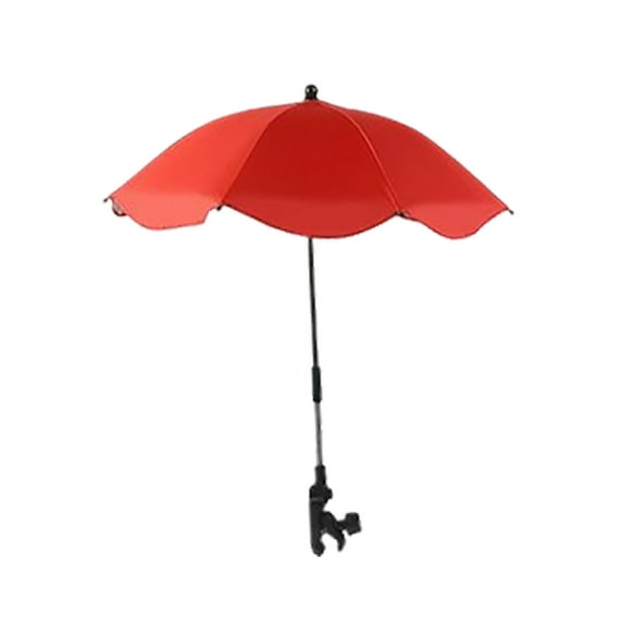 Chair Umbrella with Clamp, 2025 New Universal Adjustable Beach Chair Umbrella UV Protection Sunshade Umbrella for Patio Chair, Beach Chair, Stroller, Sport Chair, Wheelchair and Wagon