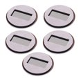 thumbnail image 1 of Chair pulley holder round bean color Dusknt Fixing Clip Furniture Caster Cups Bed Chair Furniture Wheel Stoppers To Sliding Bottom Furniture Pads For Hardwood Floors Scratches, 1 of 8