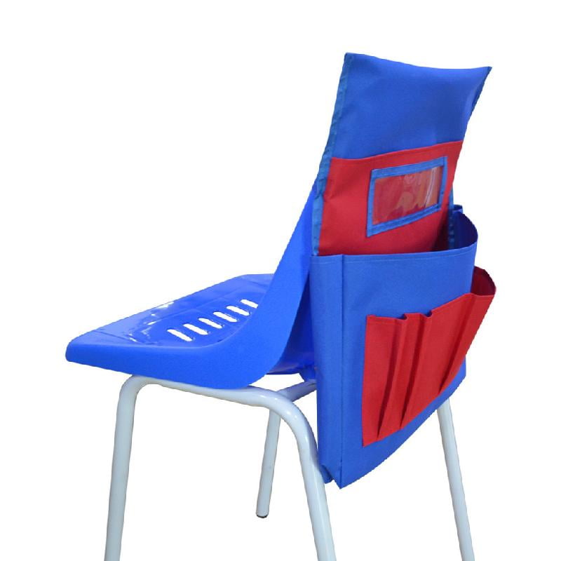 Chairback Organizer Pocket with 6 Storage Pockets Classroom Seat