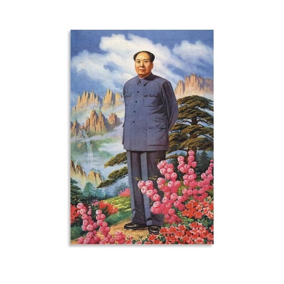 Chairman Mao Zedong Portrait China Poster (4) Print Photo Art Painting Canvas Poster Home Decorative Bedroom Modern Decor Posters Gifts