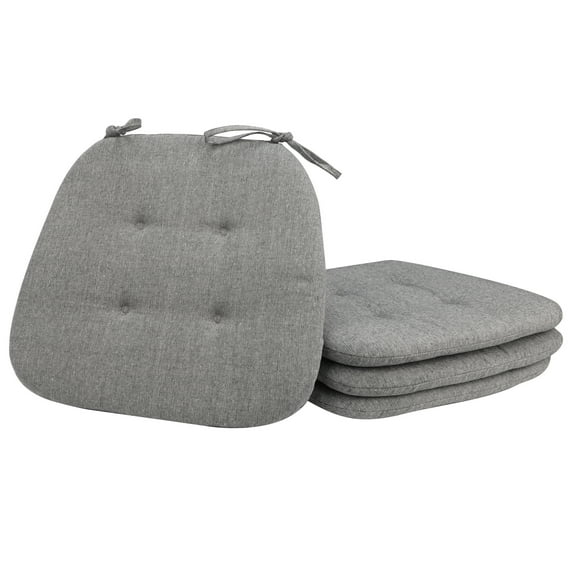 Chairs Cushions for Kitchen Chairs with Ties, Universal Non-Slip Dining Chair Pads Kitchen Chair Cushions Set of 4