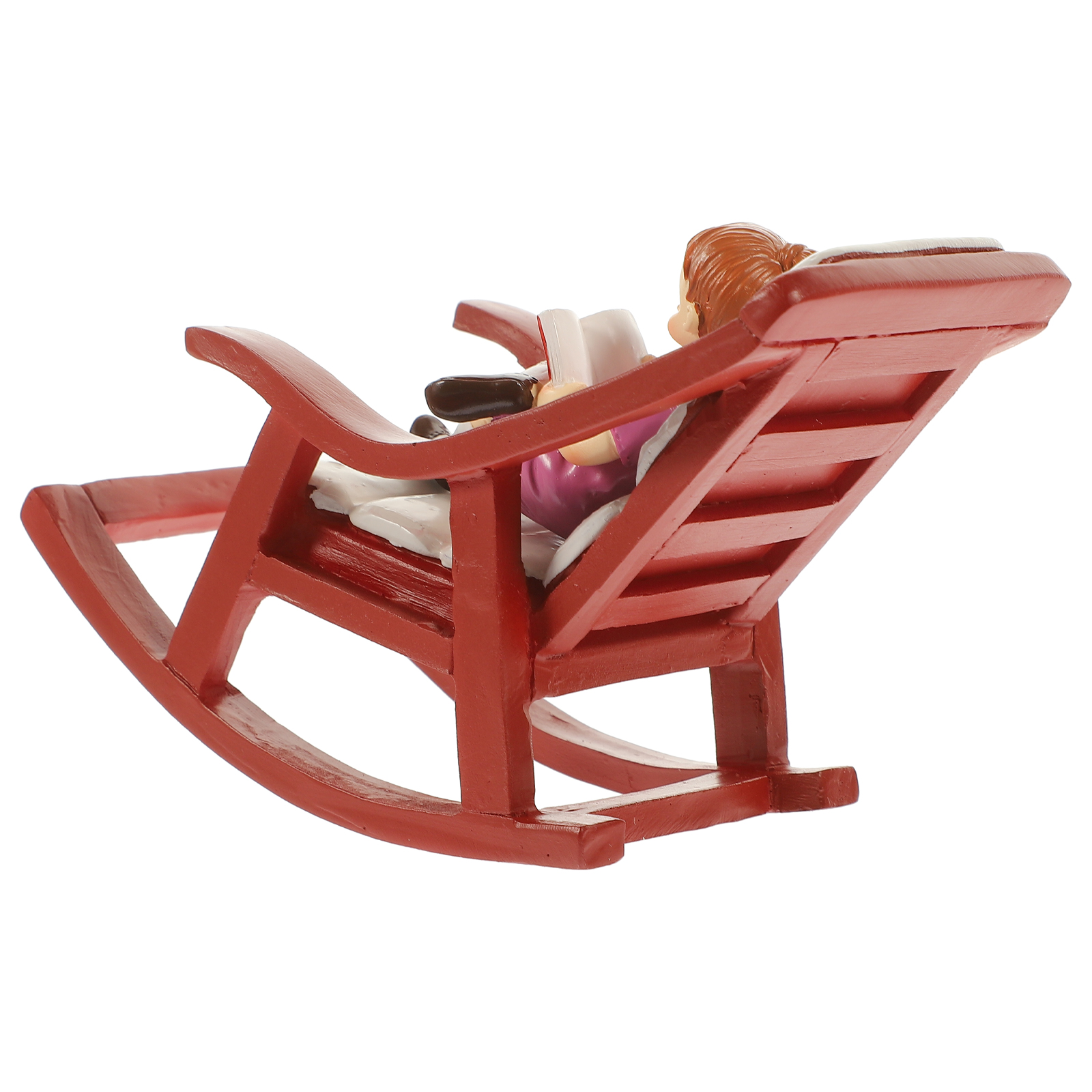 Miniature Rocking Chairs Chairs Miniature Rocking-chair House Adorable Doll Furniture Desktop ...