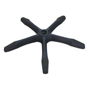 Chairs Reinforced Leg, Chair Bottom Parts, Universal Swivel Chair Base Replacement Office Chair Base, for Meeting Room Chair Replacement Black