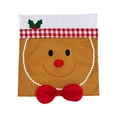 thumbnail image 1 of Chairs Slipcover Computer Chair Cover Gingerbread Man Christmas Design Cloth Material for Office Home Decor, 1 of 9