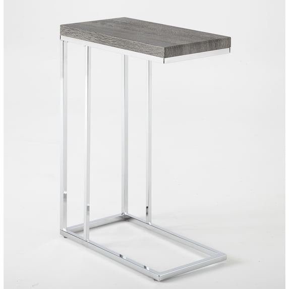 Chairside End Table Gray - Stylish Base Decoration Contemporary With Appearance
