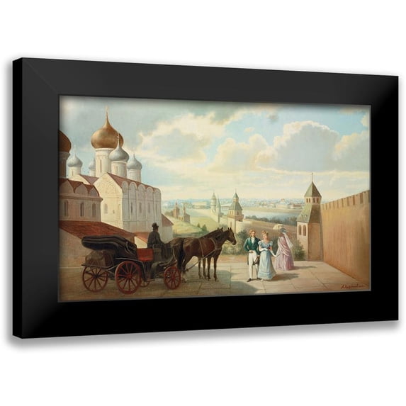 Chairudinov, A. 24x16 Black Modern Framed Museum Art Print Titled - HISTORIC RUSSIA I