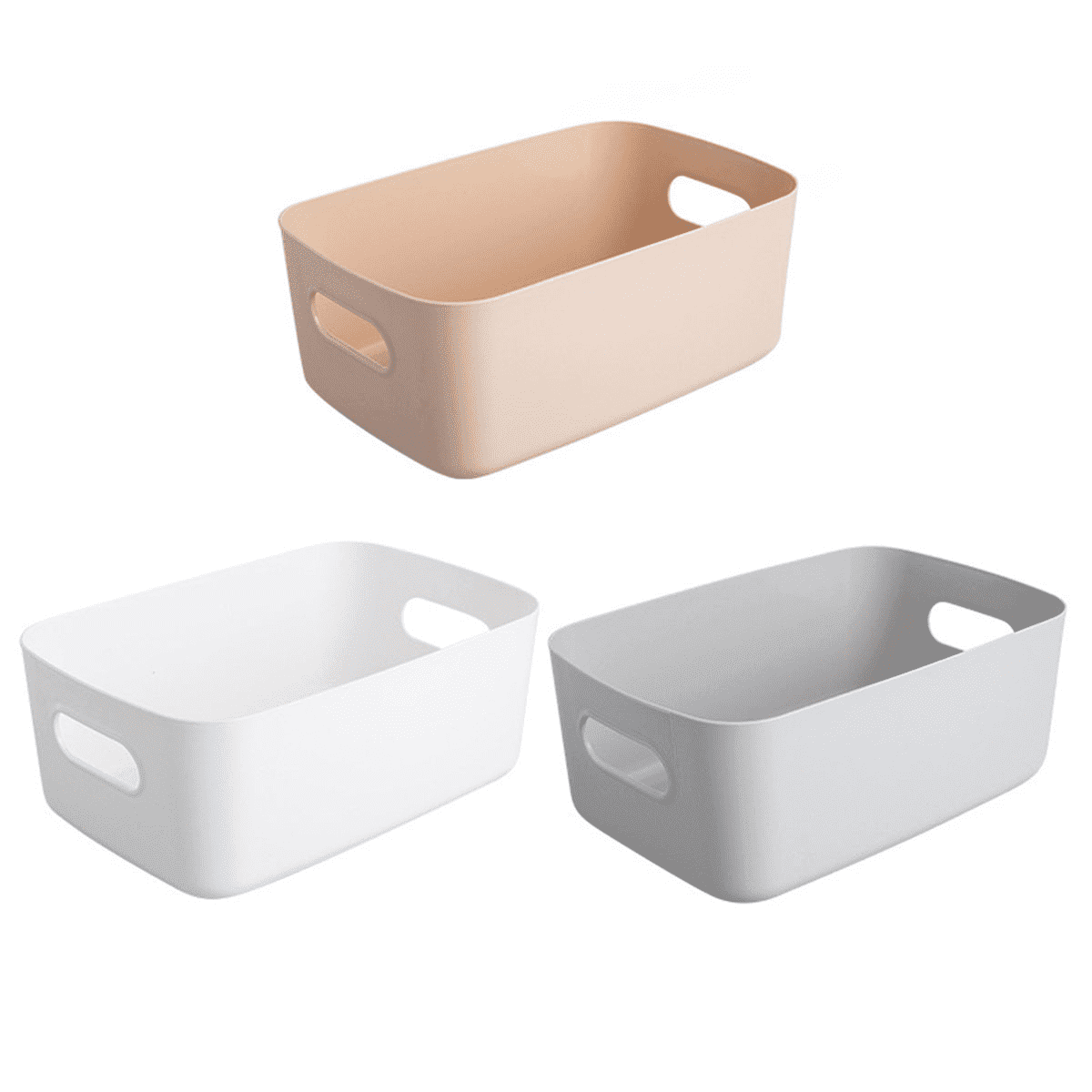 Chak???s Choice 3 Pack Plastic Storage Boxes, Under Sink Organizer ...