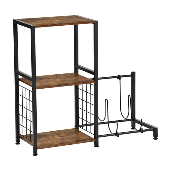 Chak’s Choice Side Table with Guitar Rack, Turntable Stand, Vinyl ...
