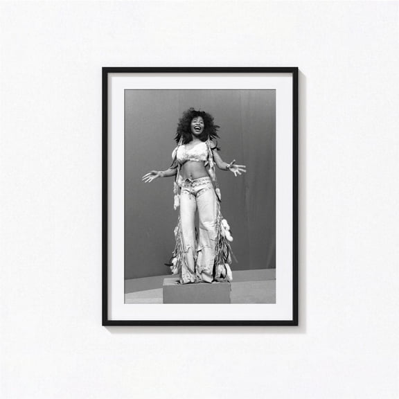 Chaka Khan s, Chaka Khan Black and White Wall Art, Album Cover, Home Decor, Photography Prints, 80s RNB funk soul, BAM147, Unframed Canvas Size 16x24