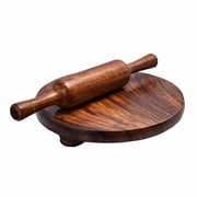 Chakla Belan Wooden Handmade Kitchen Item, 10 Inches
