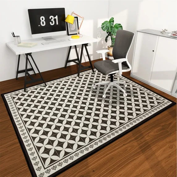 ChakmeOne 48x72 Inches Office Chair Mat for Hardwood & Tile Floors,Heavy Duty Desk Rug Hard Floor Protector,Non-Slip & Machine Washable Under Desk Rug,Perfect for Home Office and Gaming Chairs