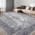 thumbnail image 1 of ChakmeOne 4x6 Area Rugs for Living Room,Vintage Boho Medallion Print with Stain Guard, Machine Washable & Non-Slip, for Under Table, Bedroom or Dining Room, 1 of 10
