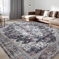 thumbnail image 1 of ChakmeOne 9x12 Bohemian Rugs for Living Room, Vintage Medallion Area Rug, Machine Washable & Non-Slip Rug with Rubber Backing for Bedroom & Outdoor, 1 of 9