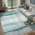 thumbnail image 1 of ChakmeOne 9x12 Non-Slip Washable Area Rug - Modern Rug with Non-Slip Rubber Backing,Soft Pet Friendly Carpet Stain-Resistant Under Table Rug for Living Room,Bedroom,Dining Room,Office, 1 of 8