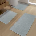 thumbnail image 1 of ChakmeOne Bathroom Rug Set 3 Piece, Non Slip Bath Mats,Super Absorbent Quick Dry Machine Washable,Complete Bath Mats for Shower Tub Floor & Toilet, 17"x24"+17"x32"+17.5"x24"U-Shape, 1 of 8