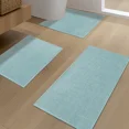 thumbnail image 1 of ChakmeOne Bathroom Rug Set 3 Piece, Non Slip Bath Mats,Super Absorbent Quick Dry Machine Washable,Complete Bath Mats for Shower Tub Floor & Toilet, 17"x24"+17"x32"+17.5"x24"U-Shape, 1 of 8