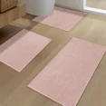 thumbnail image 1 of ChakmeOne Bathroom Rug Set 3 Piece, Non Slip Bath Mats,Super Absorbent Quick Dry Machine Washable,Complete Bath Mats for Shower Tub Floor & Toilet, 17"x24"+17"x32"+17.5"x24"U-Shape, 1 of 8