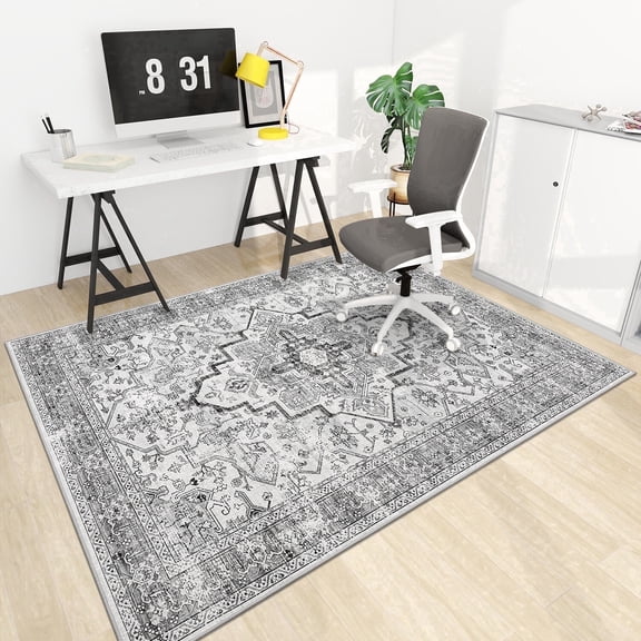 ChakmeOne 36x48 Inches Office Chair Mat for Hardwood & Tile Floors,Non-Slip,Machine Washable Under Desk Rug,Protective Floor Covering for Home Office and Gaming Chairs