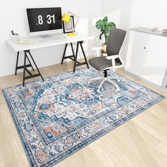 ChakmeOne 48x60 Inches Office Chair Mat for Hardwood & Tile Floors,Non-Slip,Machine Washable Under Desk Rug,Protective Floor Covering for Home Office and Gaming Chairs