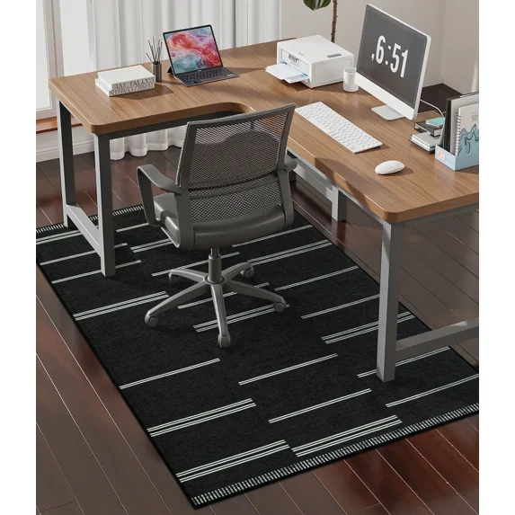 ChakmeOne Chair Mat for Hardwood Floor 36x48 Desk Rug Floor Protector Non-Slip & Machine Washable,Smooth Rolling for Office Chairs