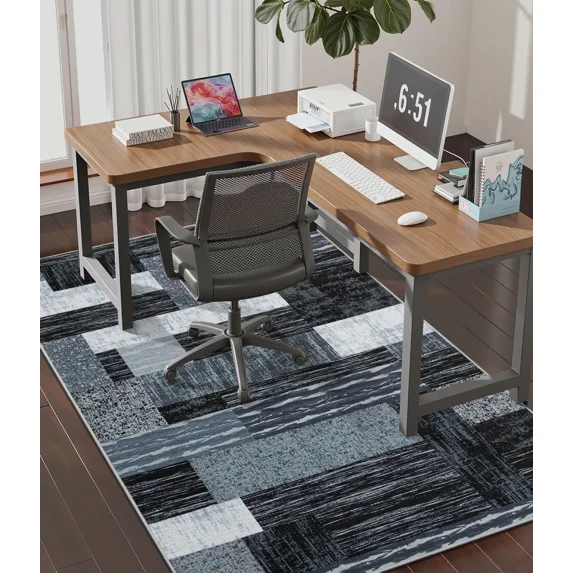ChakmeOne Chair Mat for Hardwood Floor 48x60 Desk Rug Floor Protector Non-Slip & Machine Washable,Smooth Rolling for Office Chairs