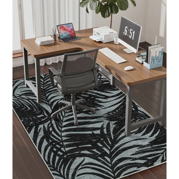 ChakmeOne Chair Mat for Hardwood Floor 48x60 Desk Rug Floor Protector Non-Slip & Machine Washable,Smooth Rolling for Office Chairs