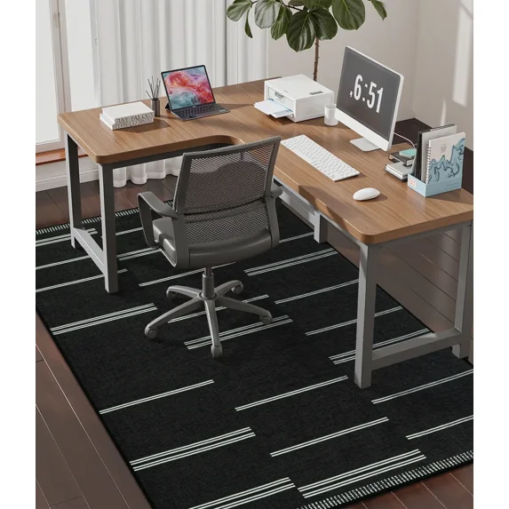 ChakmeOne Chair Mat for Hardwood Floor 48x60 Desk Rug Floor Protector Non-Slip & Machine Washable,Smooth Rolling for Office Chairs
