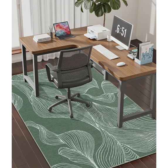 ChakmeOne Chair Mat for Hardwood Floor 48x60 Desk Rug Floor Protector Non-Slip & Machine Washable,Smooth Rolling for Office Chairs