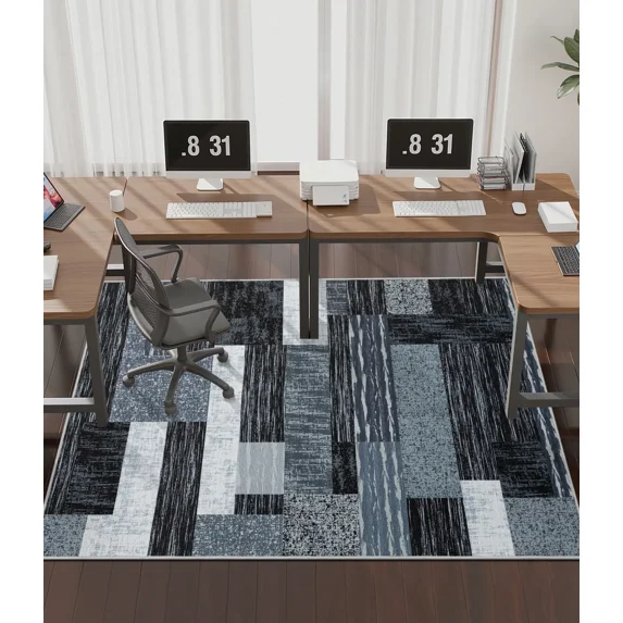 ChakmeOne Chair Mat for Hardwood Floor 48x72 Desk Rug Floor Protector Non-Slip & Machine Washable,Smooth Rolling for Office Chairs