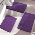 thumbnail image 1 of ChakmeOne Memory Foam Bath Mat, Bath Mats for Bathroom Floor - 3 Pieces Super Soft Absorbent Non Slip Bathroom Rug Set for Tub and Shower, Home Decor Accessories, 1 of 9