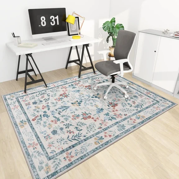 ChakmeOne Office Chair Mat for Hardwood & Tile Floors,Non-Slip,Machine Washable Under Desk Rug,Protective Floor Covering for Home Office and Gaming Chairs,36x48 Inches