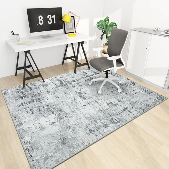 ChakmeOne Office Chair Mat for Hardwood & Tile Floors,Non-Slip,Machine Washable Under Desk Rug,Protective Floor Covering for Home Office and Gaming Chairs,36x48 Inches