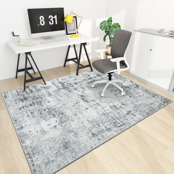 ChakmeOne Office Chair Mat for Hardwood & Tile Floors,Non-Slip,Machine Washable Under Desk Rug,Protective Floor Covering for Home Office and Gaming Chairs,48x72 Inches