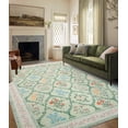 thumbnail image 1 of ChakmeOne Washable Rug for Bedroom Floral Rug,5x7 Area Rug, Non-Slip Low Pile Thin Indoor Area Rug for Dining Room, Nursery, Office, and Living Room, 1 of 9