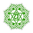 thumbnail image 1 of Chakra 4 Anahata - 7" Vinyl Sticker - For Car Laptop I-Pad - Waterproof Decal, 1 of 1