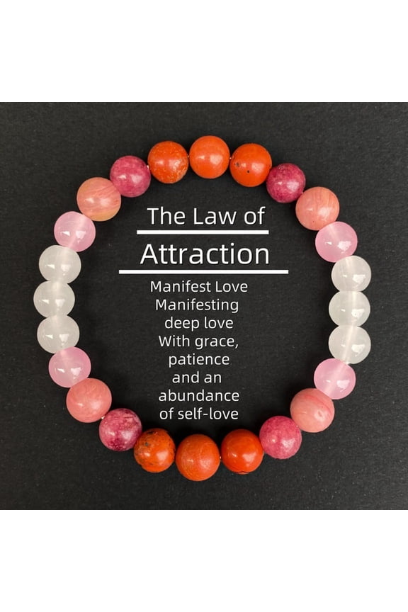 Chakra Bracelet for Women – Healing Stones Yoga & Meditation Bracelet for Anxiety Relief, Stress & Positive Energy Balancing, Natural Gemstone Stretch Bead Bracelet