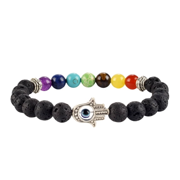 Chakra Bracelets - Lava Stone - 03