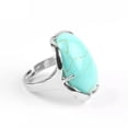 thumbnail image 1 of Chakra Crystal Ring Open Adjustable Quartz Stone Hollow Out Healing Reiki Gifts, 1 of 9