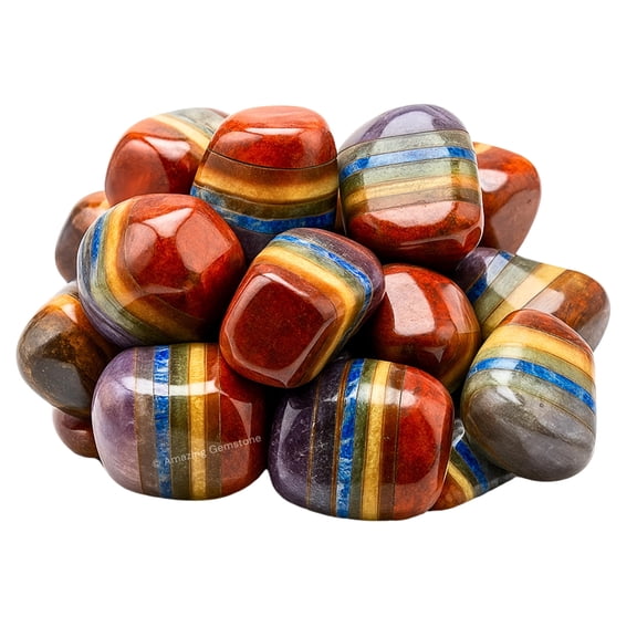 Natural Chakra Tumbled Stones Polished Crystals for Dcor & Collection (1000+ Carats)
