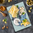 thumbnail image 1 of Chakra Cutting Board, Oriental Mandala Design Double Exposure Effect of Soft Colors Colorful Oriental, Decorative Tempered Glass Cutting and Serving Board, in 3 Sizes, by Ambesonne, 1 of 5
