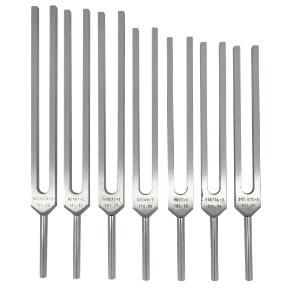 Chakra Tuning Forks Set of 7