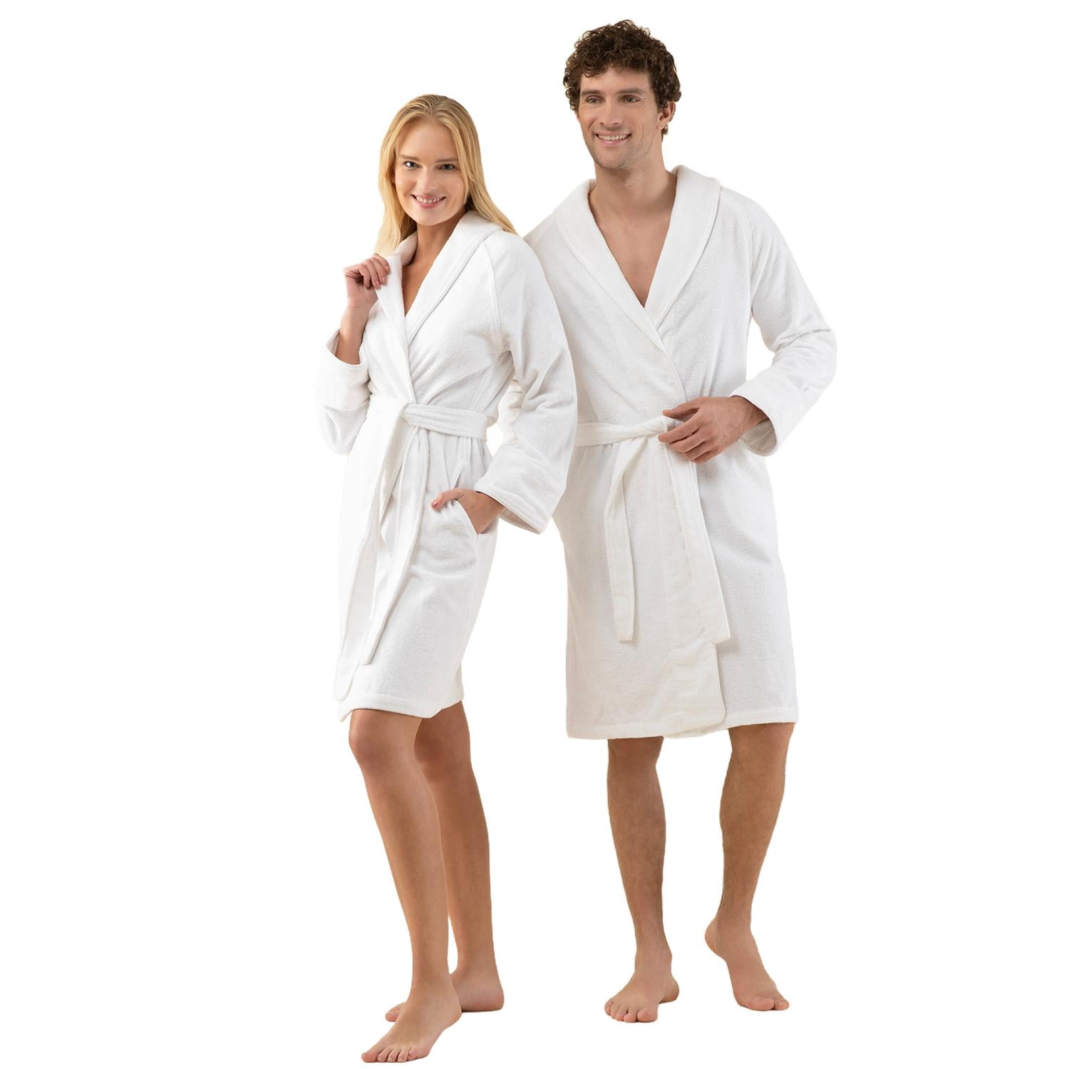 Only Bath Robe Chakra Unisex Bathrobe - 60% Cotton 40% Bamboo, 300 gr/m2 Piping Bath ...