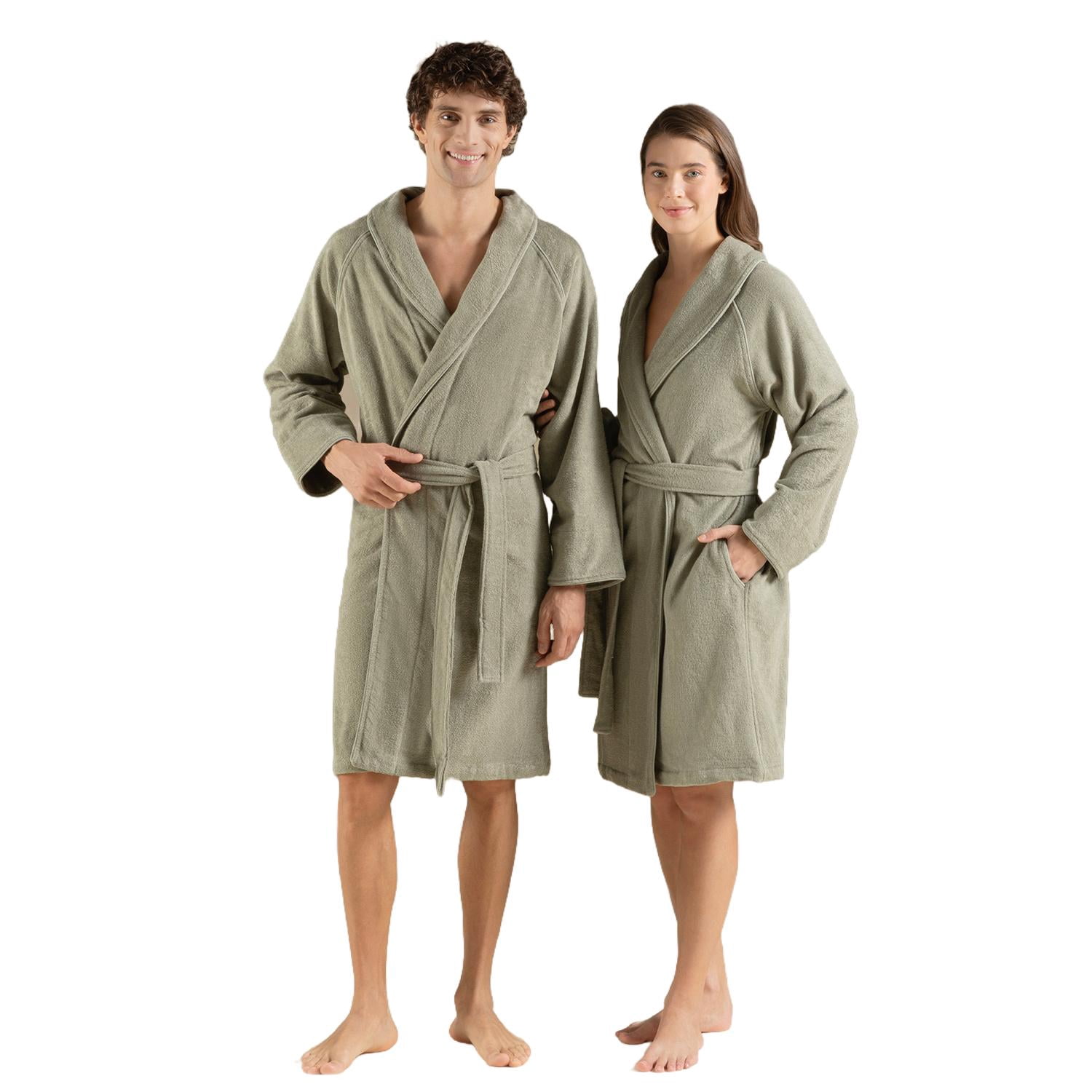 Chakra Accappatoio Unisex Deep, 40% bambù 60% Cotone