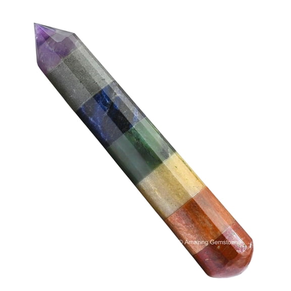 Chakra bonded Wand Massage Stick (Pointed)