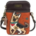 thumbnail image 1 of Chala Handbags German Shepherd Cellphone Crossbody Handbag - Convertible Strap German Shepherd Mom, 1 of 3